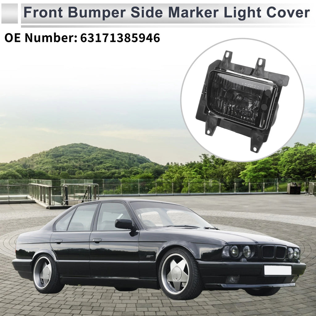 Right Front Bumper Side Marker Light Cover for BMW E30 (1982–1994)