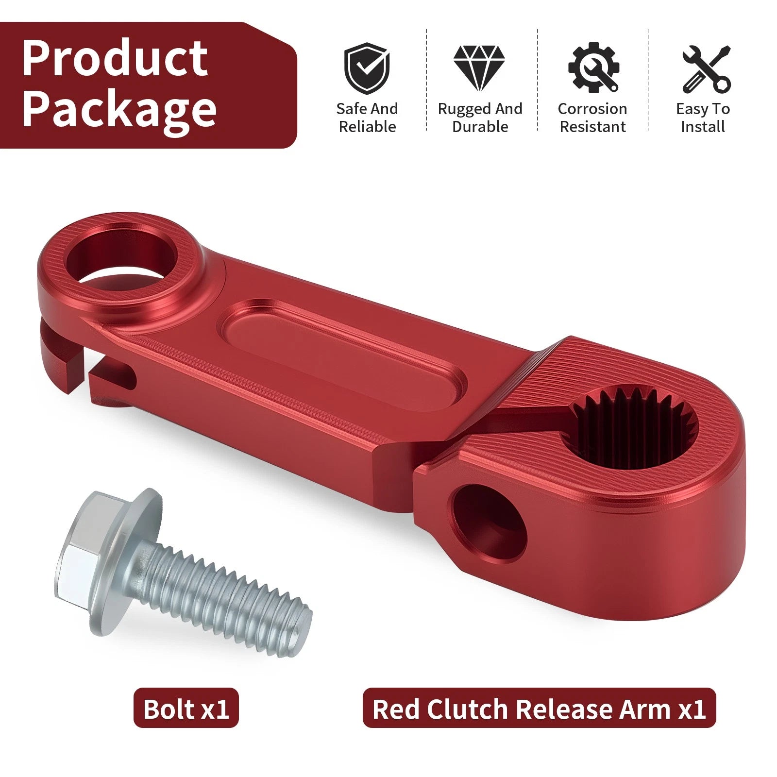 Clutch Release Arm & Bolt for Suzuki Quadracer 250 LT250R (1985–1992) 23271-20902