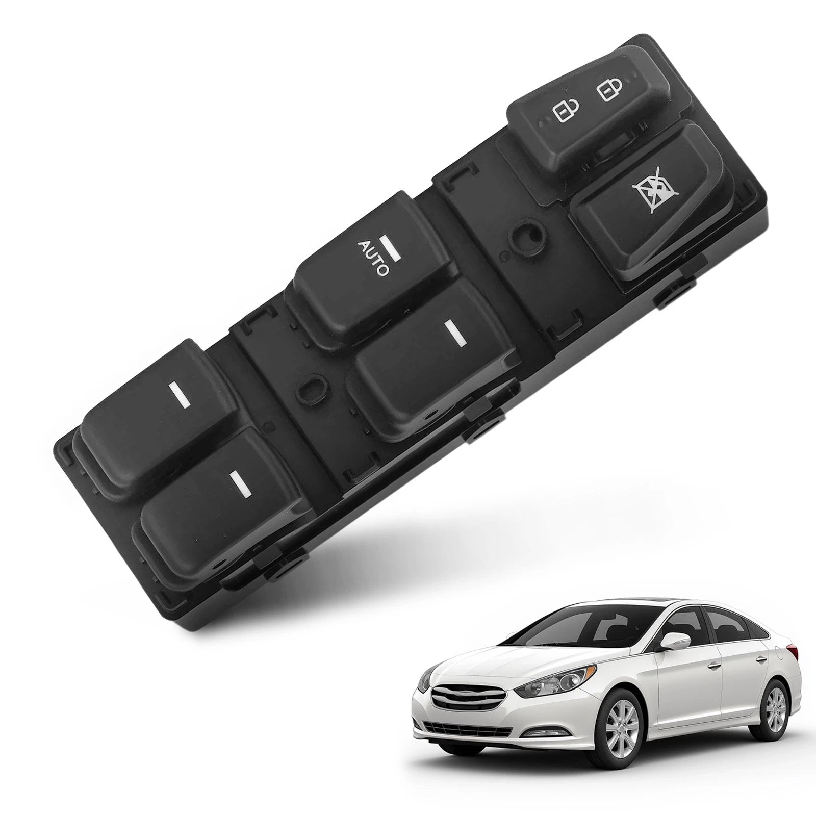 Front Left Driver Master Power Window Switch for Hyundai Sonata (2011–2015)