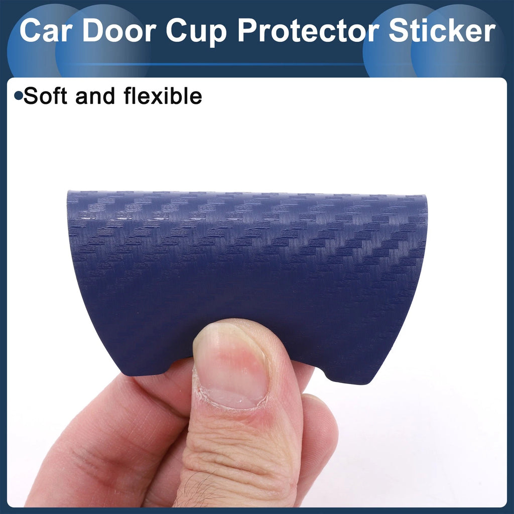 3D Car Door Handle Scratch Protector for Universal Vehicles (68x85mm)
