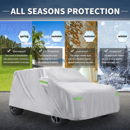 Waterproof Car Cover with Hook for Daihatsu Cast (350x148x143cm)