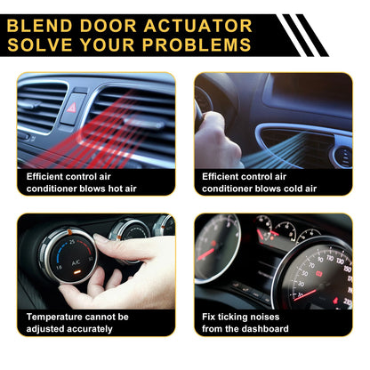 HVAC Heater Blend Door Actuator Replacement for Ford Mustang (2011–2014)