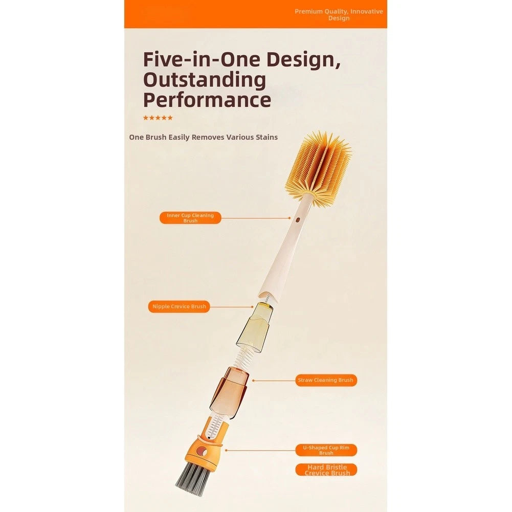 2X Bottle Brush Set for Kitchen Cleaning Tools