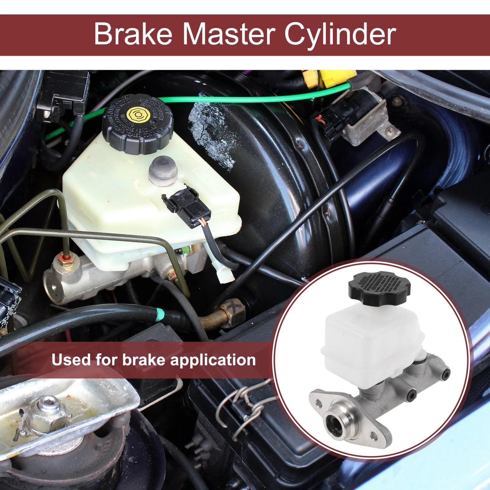 Brake Master Cylinder With Reservoir Replacement for Hyundai Accent (2000–2004)