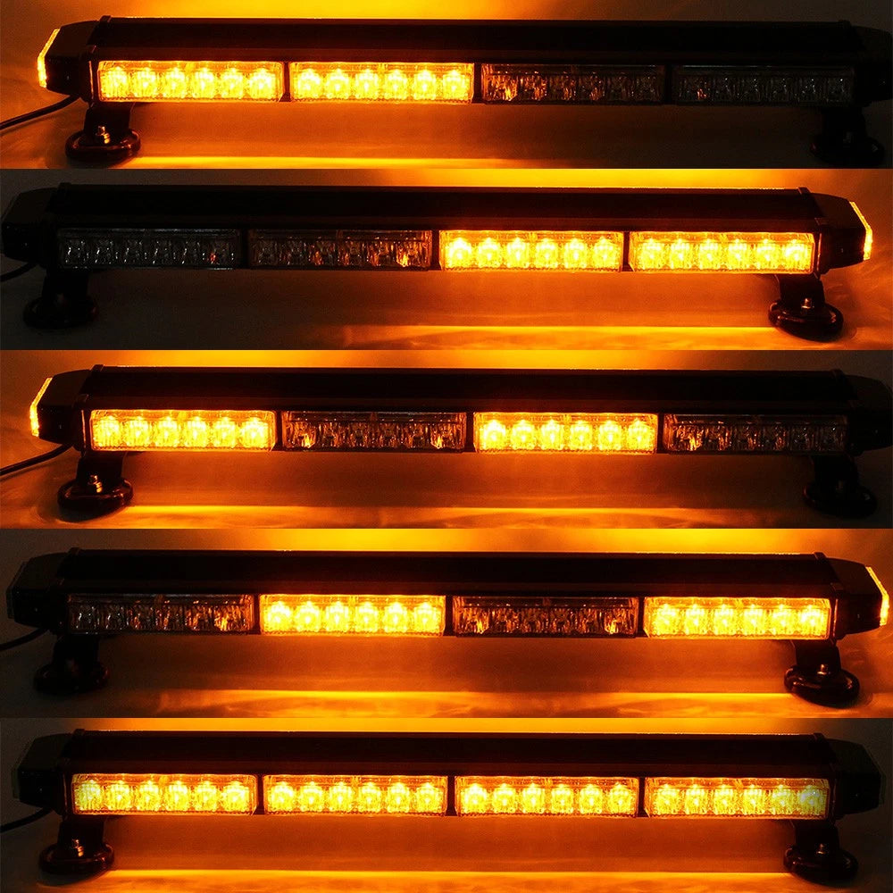 54LED Roof Amber Strobe Light for Universal Vehicles (Magnetic)
