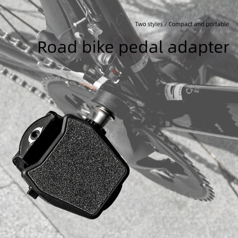 Adjustable Bike Pedal Converter for SPD Cleats (Compact Design)
