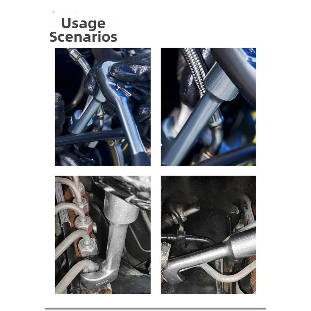 Fuel Injector Socket for 1/2-inch Drive (Right-angle Sleeve Design)