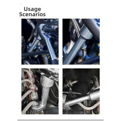 Fuel Injector Socket for 1/2-inch Drive (Right-angle Sleeve Design)