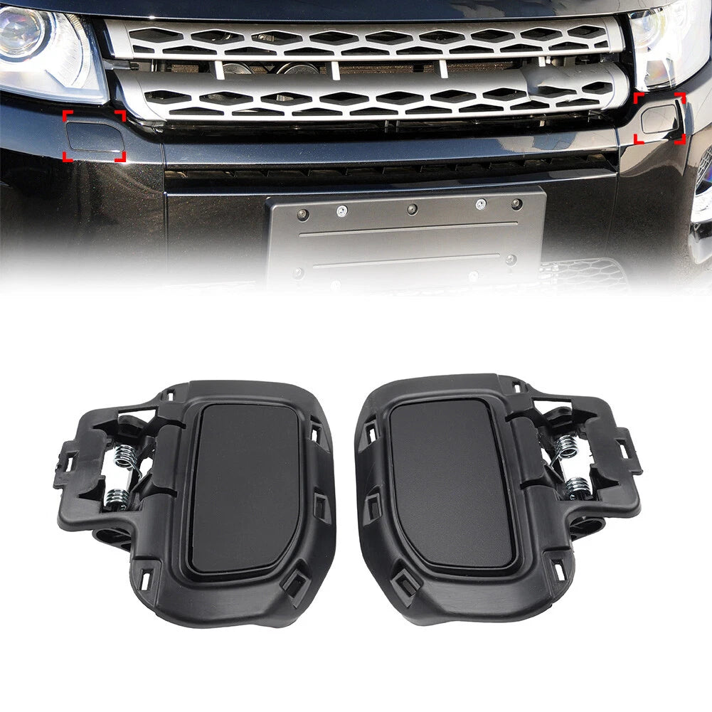 Pair Headlight Washer Nozzle Cap for Land Rover Range Rover Evoque (2012–2019)