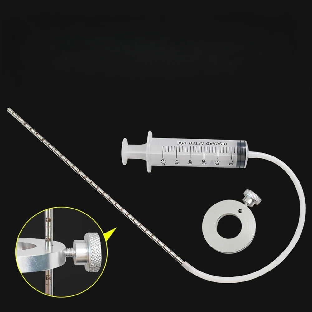 Fork Oil Maintenance Tool for Motorcycle (60ml Dispenser, 30cm Ruler)