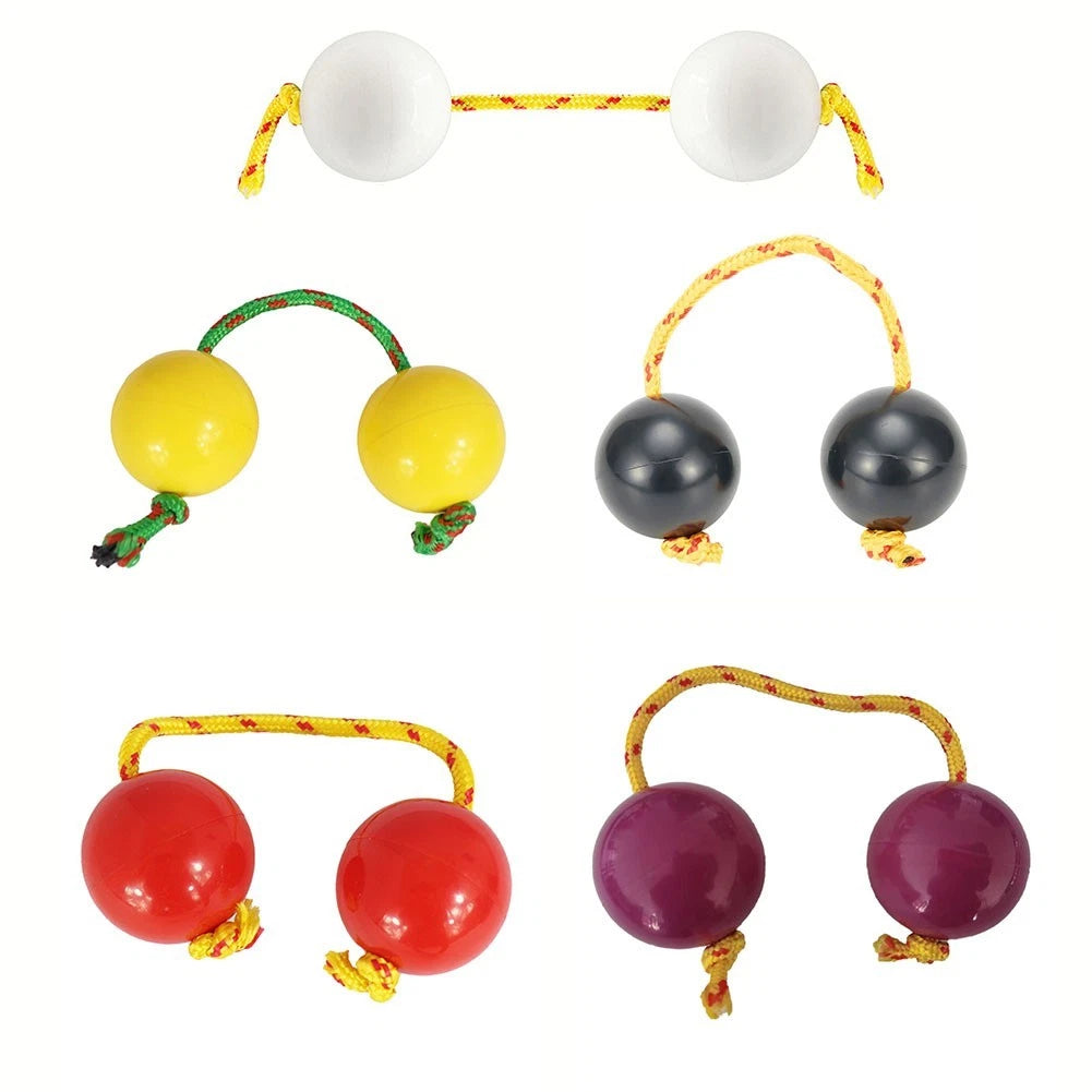 Adjustable Strap Sand Ball Set of 4 - 5cm Diameter Black/White/Yellow/Red/Purple