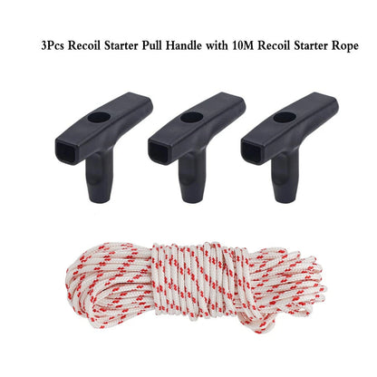 3X Starter Pull Handle with 10-Meter Rope for Stihl Craftsman Lawn Mower