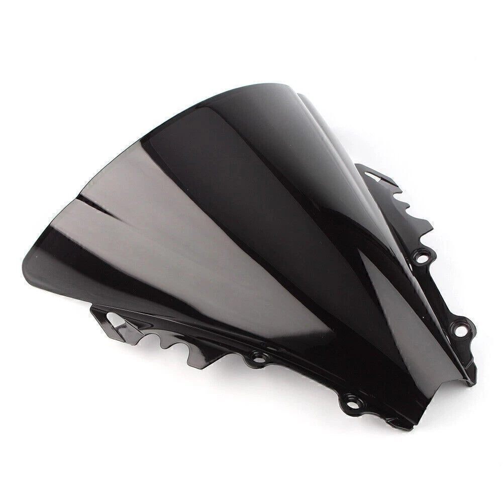 Double Bladder Windshield for Yamaha YZF R6 600 (2006–2007) Black