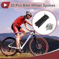 Bicycle Spokes 80mm Replacement Set for 13G Wheels (304 Stainless Steel)