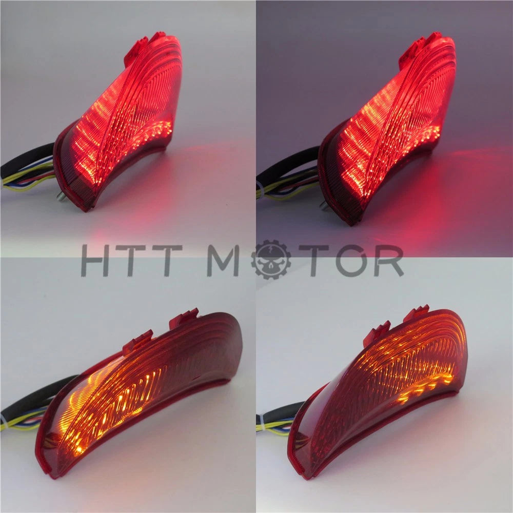 HTTMT Red Integrated LED Tail Light for Honda CBR 600RR 1000RR (2004–2006)