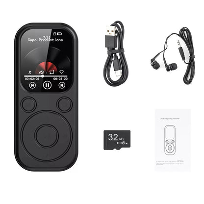 32GB MP3 Player for (2010–2023) - Bluetooth 5.4, 1.8" IPS Screen