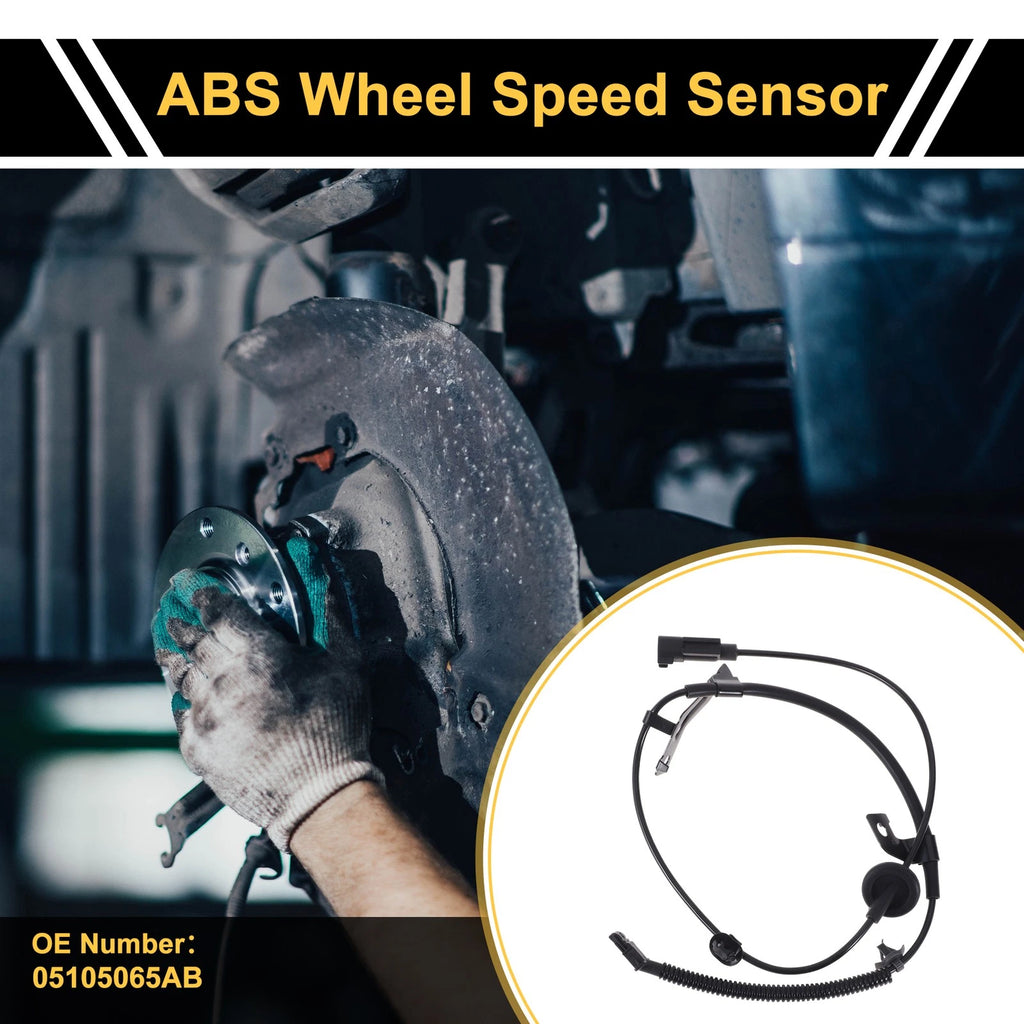 ABS Wheel Speed Sensor Rear Left Replacement for Dodge Caliber (2006–2012)
