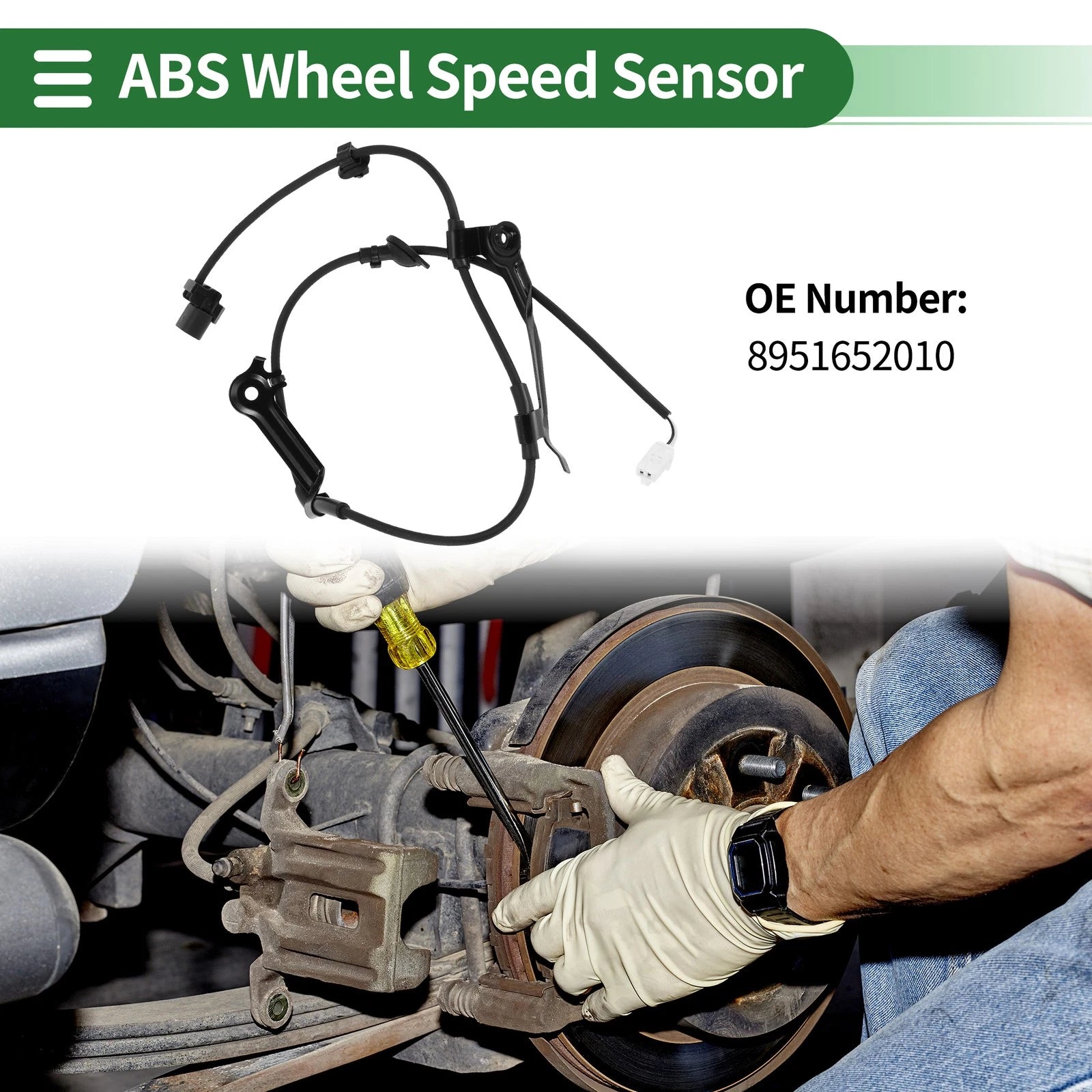 ABS Wheel Speed Sensor Rear Right Replacement for Toyota Vios Echo (2000–2005)