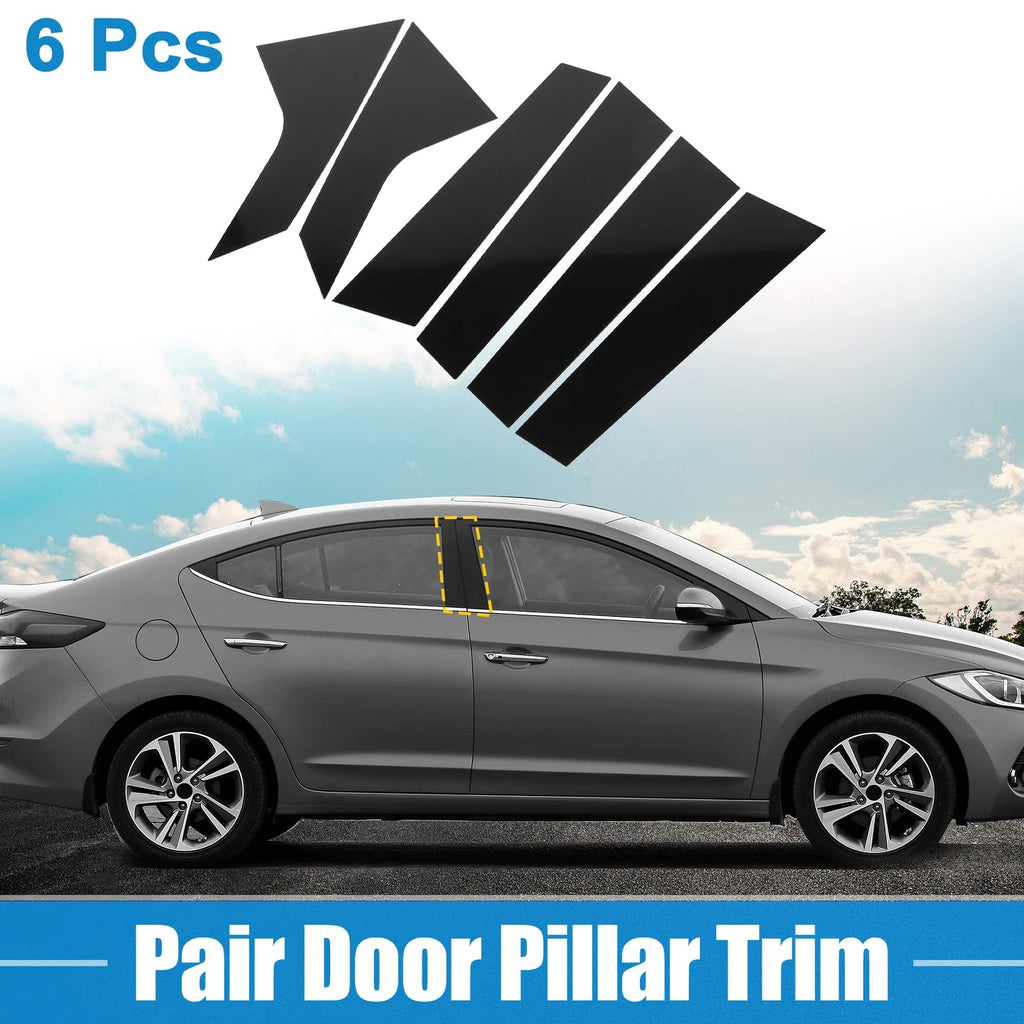 6Pcs Windshield B Pillar Trim Garnish Replacement for Hyundai Elantra (2021–2023)