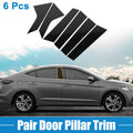 6Pcs Windshield B Pillar Trim Garnish Replacement for Hyundai Elantra (2021–2023)
