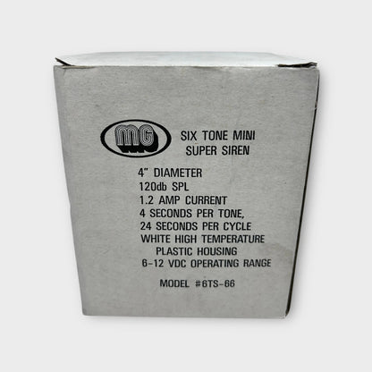 6 Tone Mini Super Siren for MG Electronics (6TS-66)