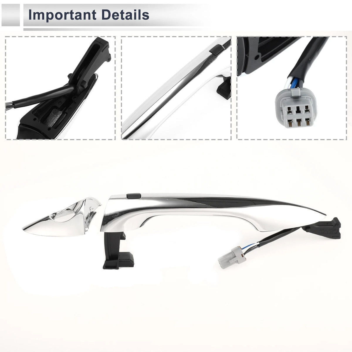Front Left Door Handle for Hyundai Elantra (2011–2016) No. 826513X210