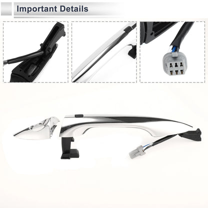 Front Left Door Handle for Hyundai Elantra (2011–2016) No. 826513X210