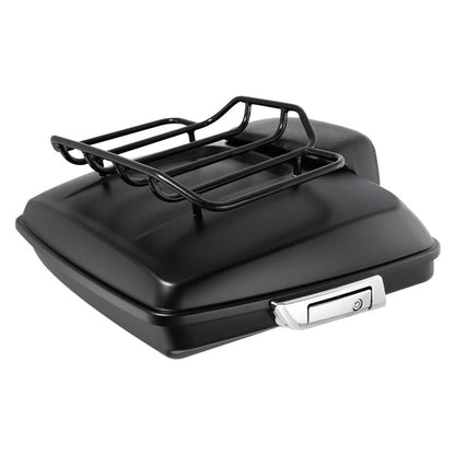 Matte Razor Trunk Backrest Top Rack for Harley Road King (1997–2008)
