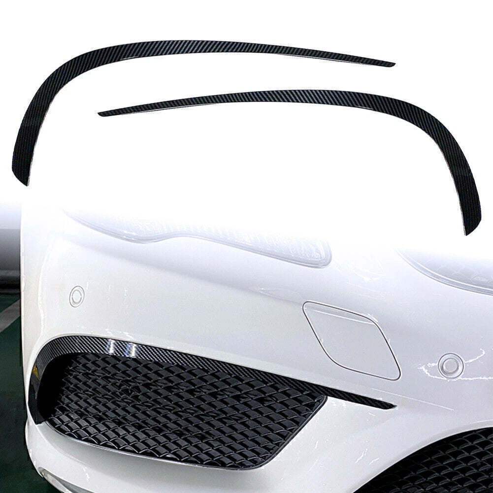 Front Bumper Lip Splitter Spoiler for Mercedes-Benz E-Class Coupe C207 (2013–2016)