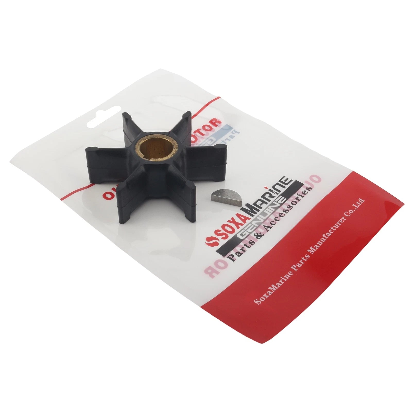 Water Pump Impeller & Key for Evinrude Johnson Outboard (0377230)