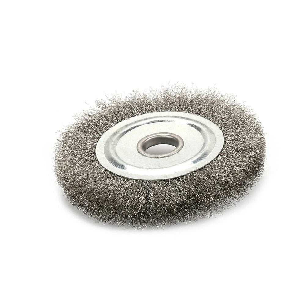 Wire Wheel Brush for Rust Removal (Flat Crimped)