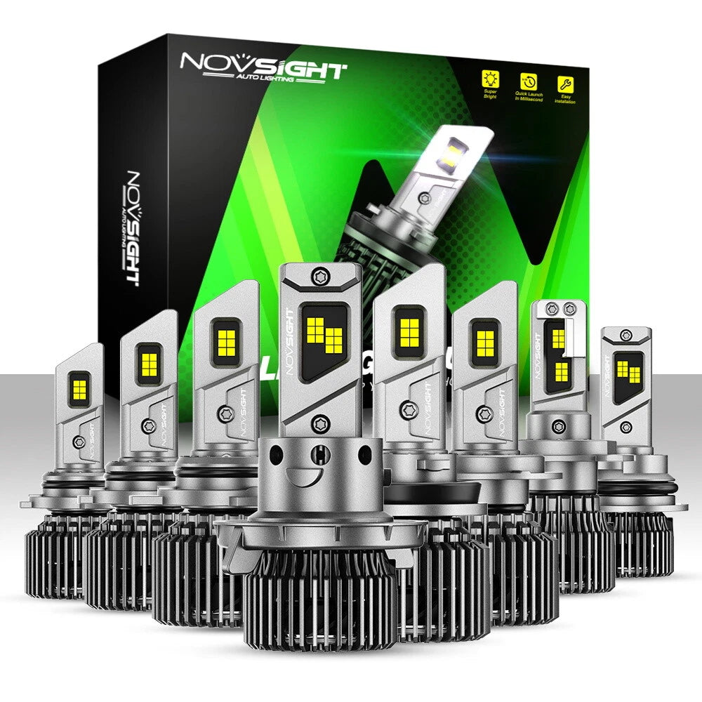 2X LED Headlight Bulbs H4 H7 H11 9012 9005 9006 100W 22000LM 6500K