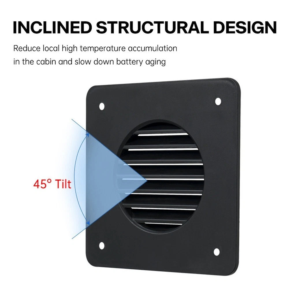 Battery Box Ventilation Cover for RV (Heat Dissipation)