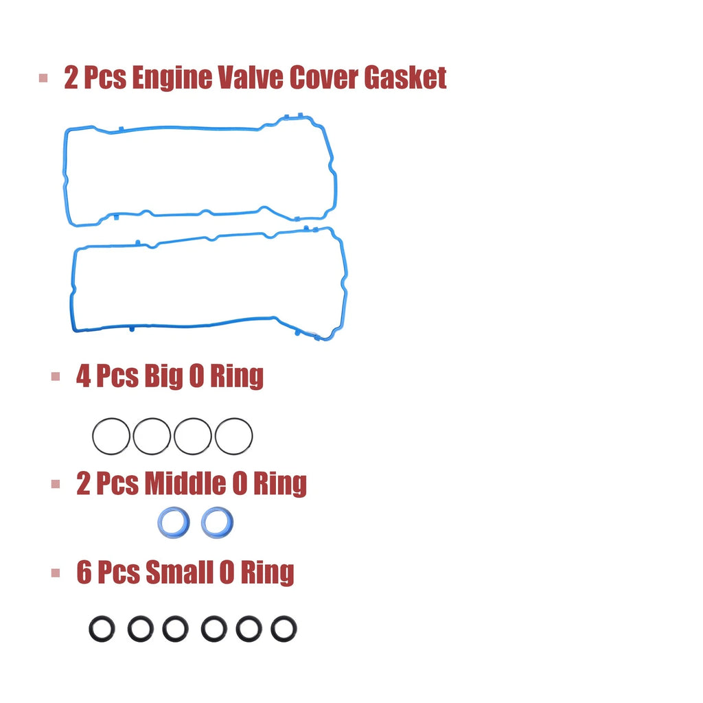 Engine Valve Cover Gasket Set Replacement for Chrysler Dodge Jeep (2007–2019)