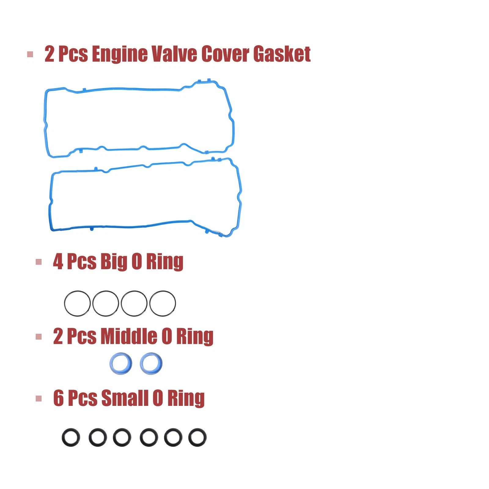 Engine Valve Cover Gasket Set Replacement for Chrysler Dodge Jeep (2007–2019)