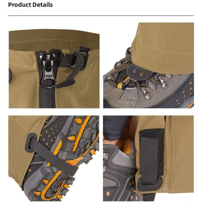Adjustable Waterproof Hiking Gaiters for Outdoor Activities