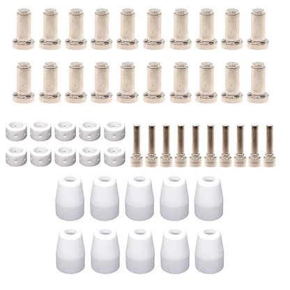 50pcs Plasma Electrode Nozzle Shield Cup for PCM 500i PT31XL Torch