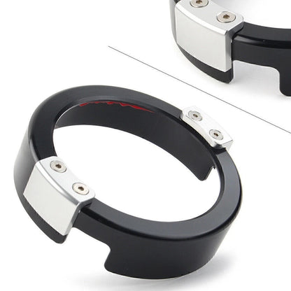 Speedometer Gauge Meter Ring Cover for Honda Rebel CMX300 (2021) Black Silver