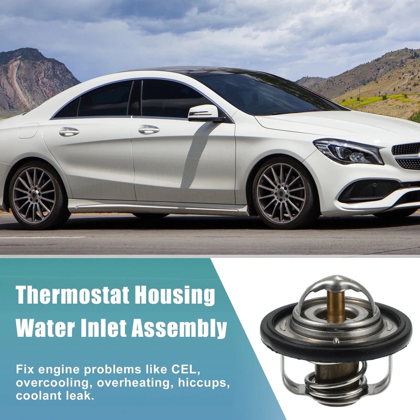 Engine Coolant Thermostat Housing for Chevrolet Aveo 1.2L (2005–2008)