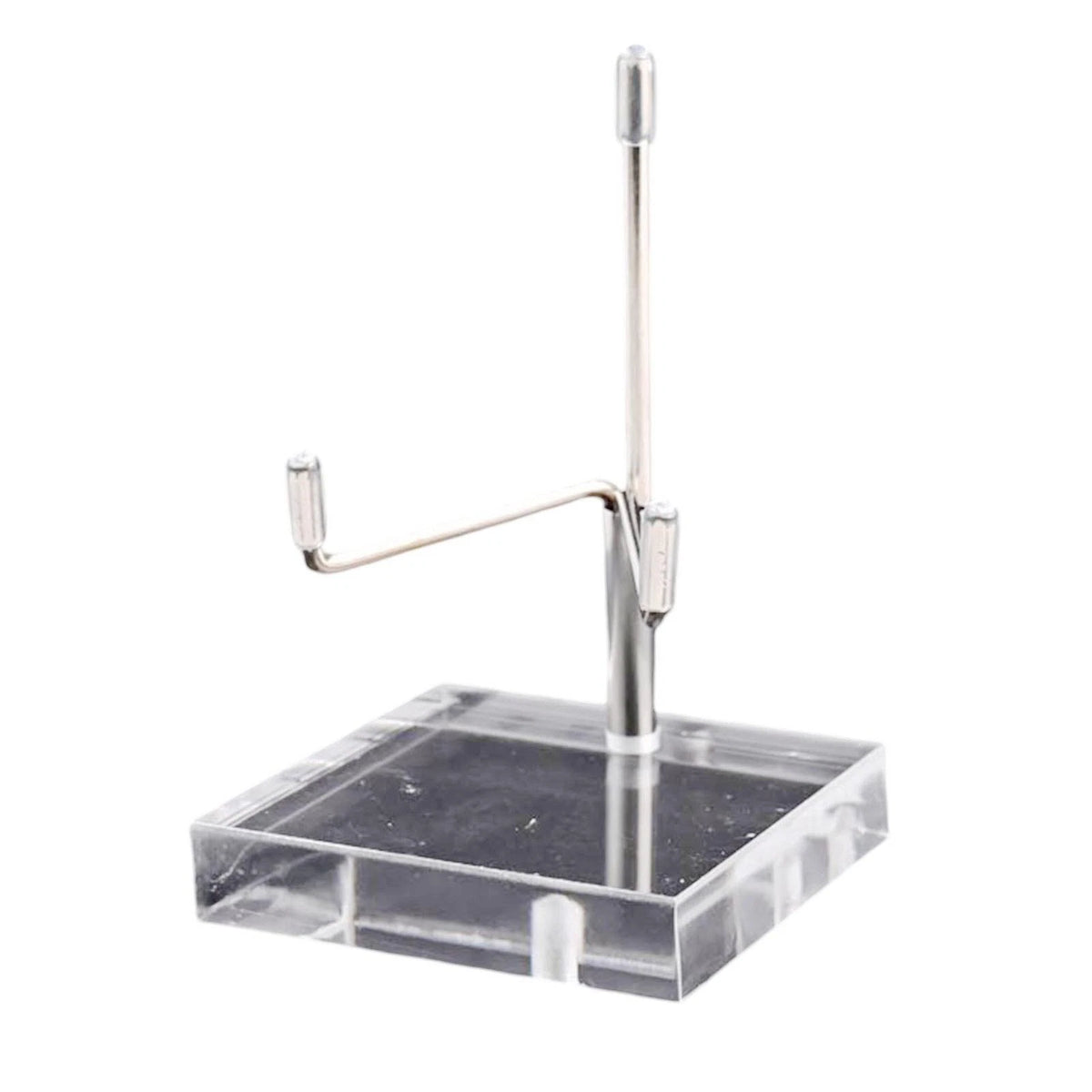 Metal Display Stand Easel Shelf for Geodes Fossils Minerals