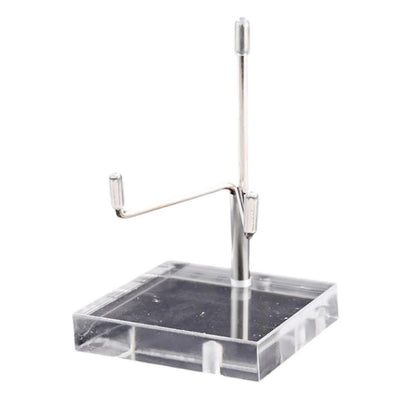 Metal Display Stand Easel Shelf for Geodes Fossils Minerals