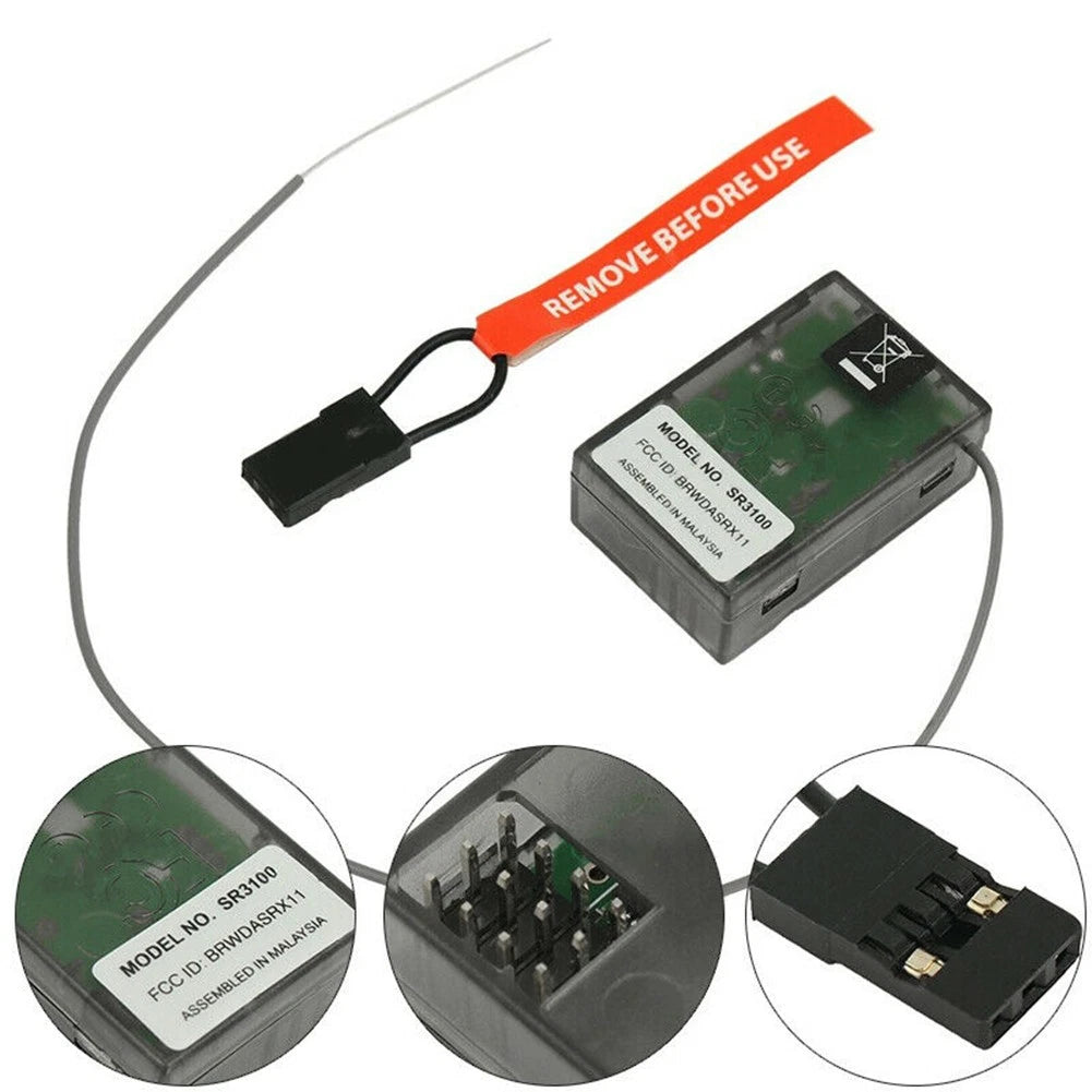 2.4GHz SR3100 DSM2 Receiver for Spektrum RC Car/Boat (Surface)