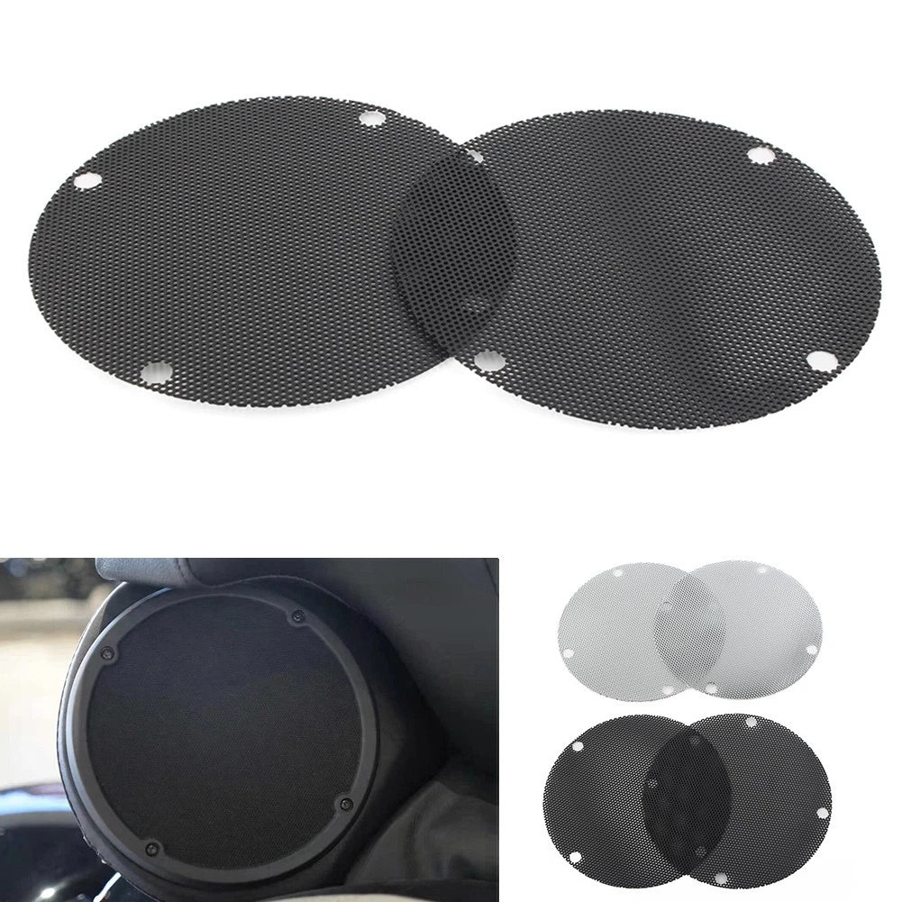 Mesh Rear Speaker Grill Covers for Harley Touring Electra Glide (1996–2013)