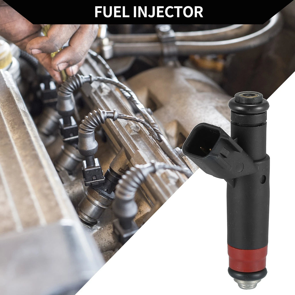 Fuel Injector Replacement for Dodge Ram 1500 (2002–2003) 4.7L Black