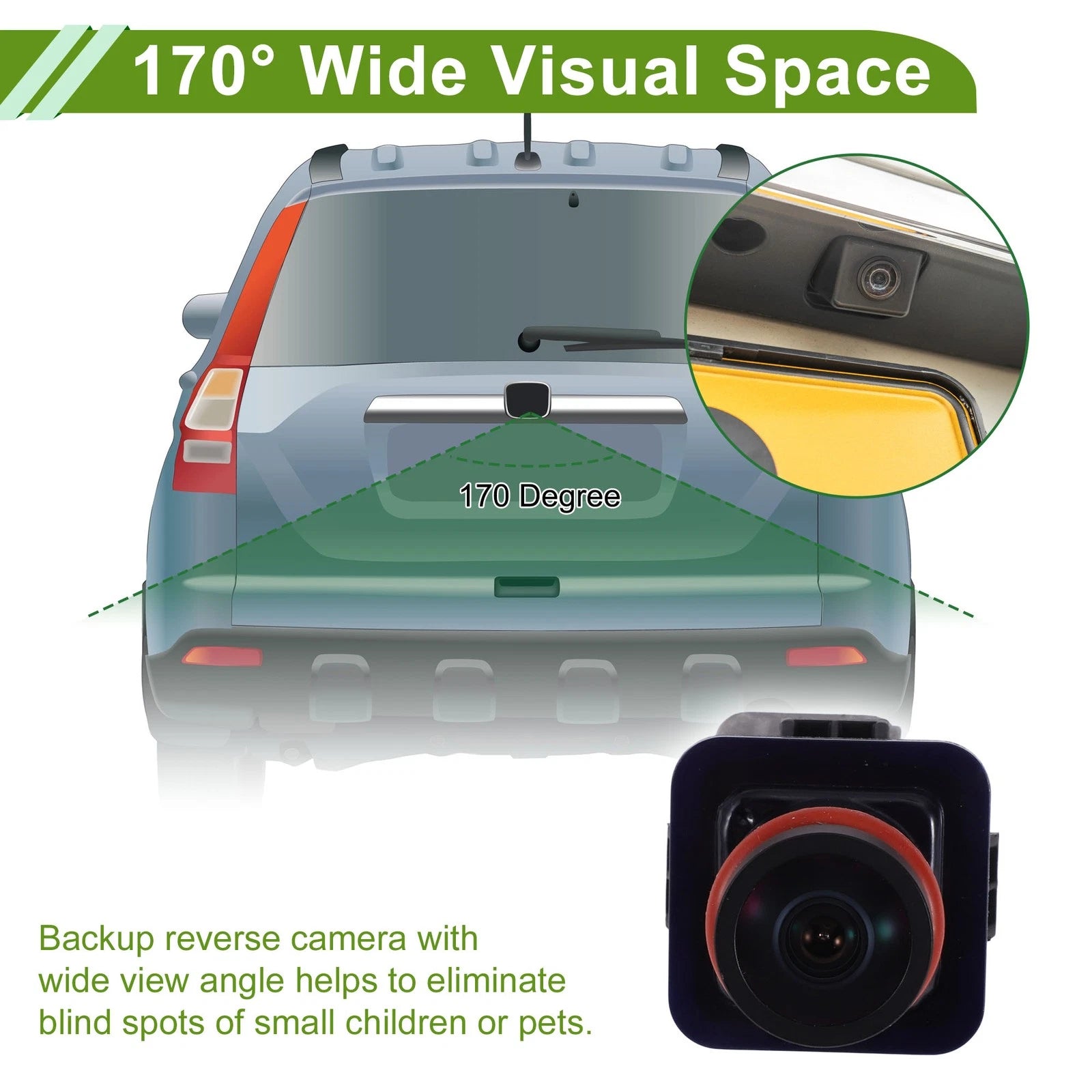 Park Assist Camera Rear View Backup Replacement for Ford Taurus (2013–2019)