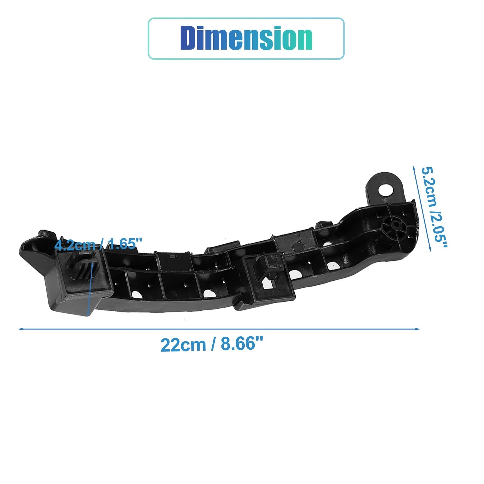 Bumper Mounting Brackets Pair Front Left Right for Honda CR-V (2017–2019)