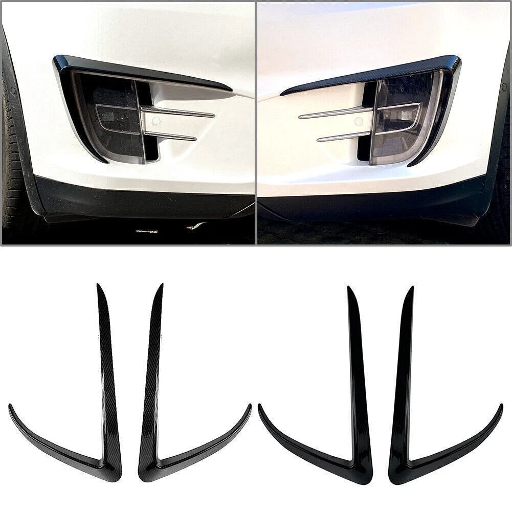 Front Fog Light Eyebrow Cover Trim for Tesla Model X (2015–2020)