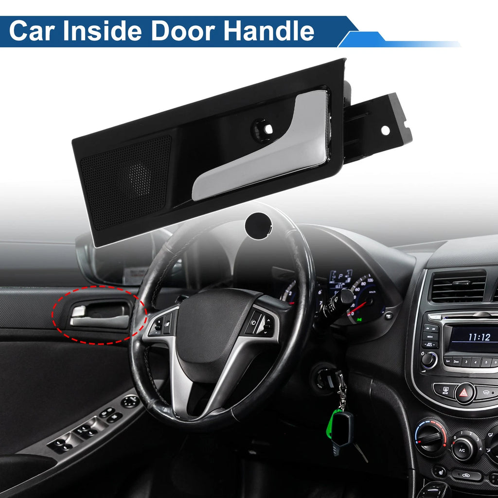 Rear Right Passenger Side Interior Door Handle for Roewe 350 (2012–2015) Black Chrome