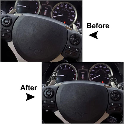 Steering Wheel Shift Paddle Extension for Lexus IS RC NX CT (2014–2021)