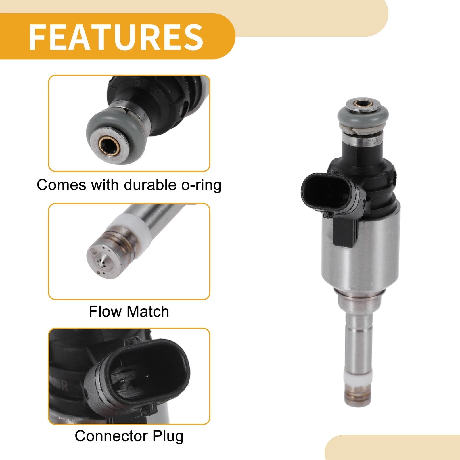 Fuel Injector for Audi A3 Quattro 2.0T (2008–2013) Replacement Fuel Nozzle